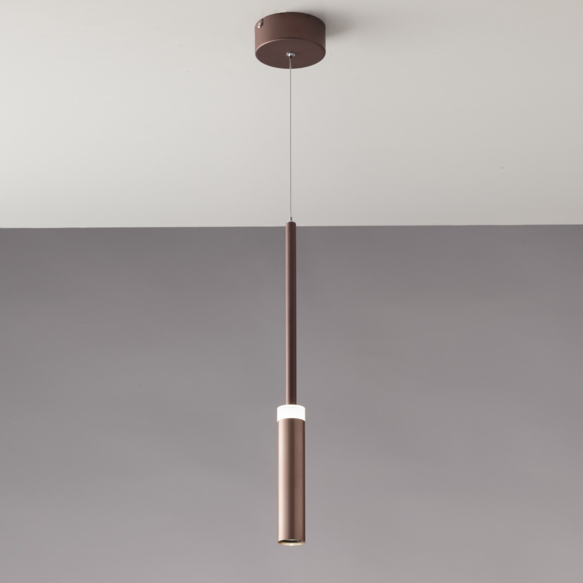LED-Kerzenleuchte, Hängeleuchte, Bronze, 7 W, 720 lm,...