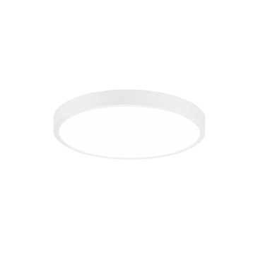 PLAFONIERA LED DOMO BIANCA TONDA 24W 2700LM 4000K IP44 24X2,4CM