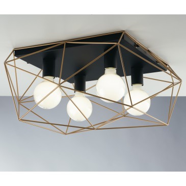 ABRAXAS PLAFOND NOIR/OR...