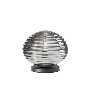 LUMETTO RIPPLE NERO 1XE27 32X32X28CM
