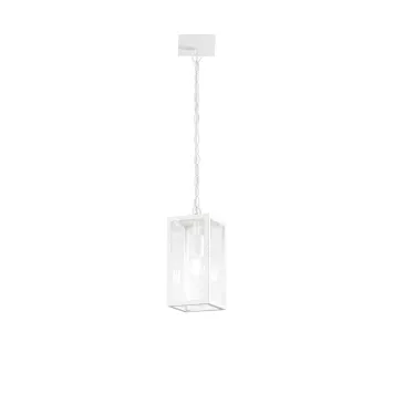 MIRAGE WHITE SUSPENSION 1XE27 IP44 13X13X90CM