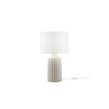 LUME SAHARA IN CERAMICA BEIGE 1XE27 MISURA TOTALE D27,1XH47,1CM