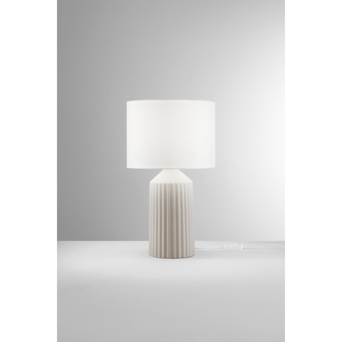 LUME SAHARA IN CERAMICA BEIGE 1XE27 MISURA TOTALE...