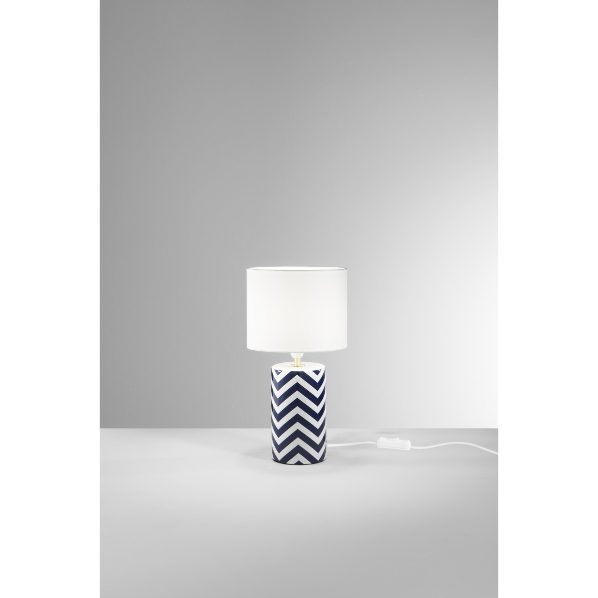 LUME ZENO BIANCO E BLU IN CERAMICA 1XE14 STRUTTURA...