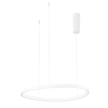 SOSPENSIONE LED KLAPTON BIANCA 80W 11440LM CCT 85X3,5X150CM