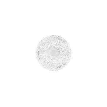 UNIKA LED-Deckenleuchte aus weißem Acryl mit Diamant-Effekt-Diffusor, 18 W, 2430 lm, Farbtemperatur 3000/4000/6500 K, 29 x 7,5 x