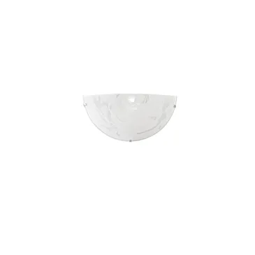 Applique da Parete in Vetro Alabastro Bianca | Mondialshop