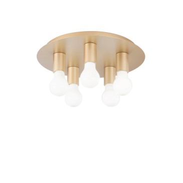 PLAFONIERA STRIKE ORO 5XE27 35X35X86CM