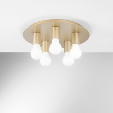 PLAFONIERA STRIKE ORO 5XE27...