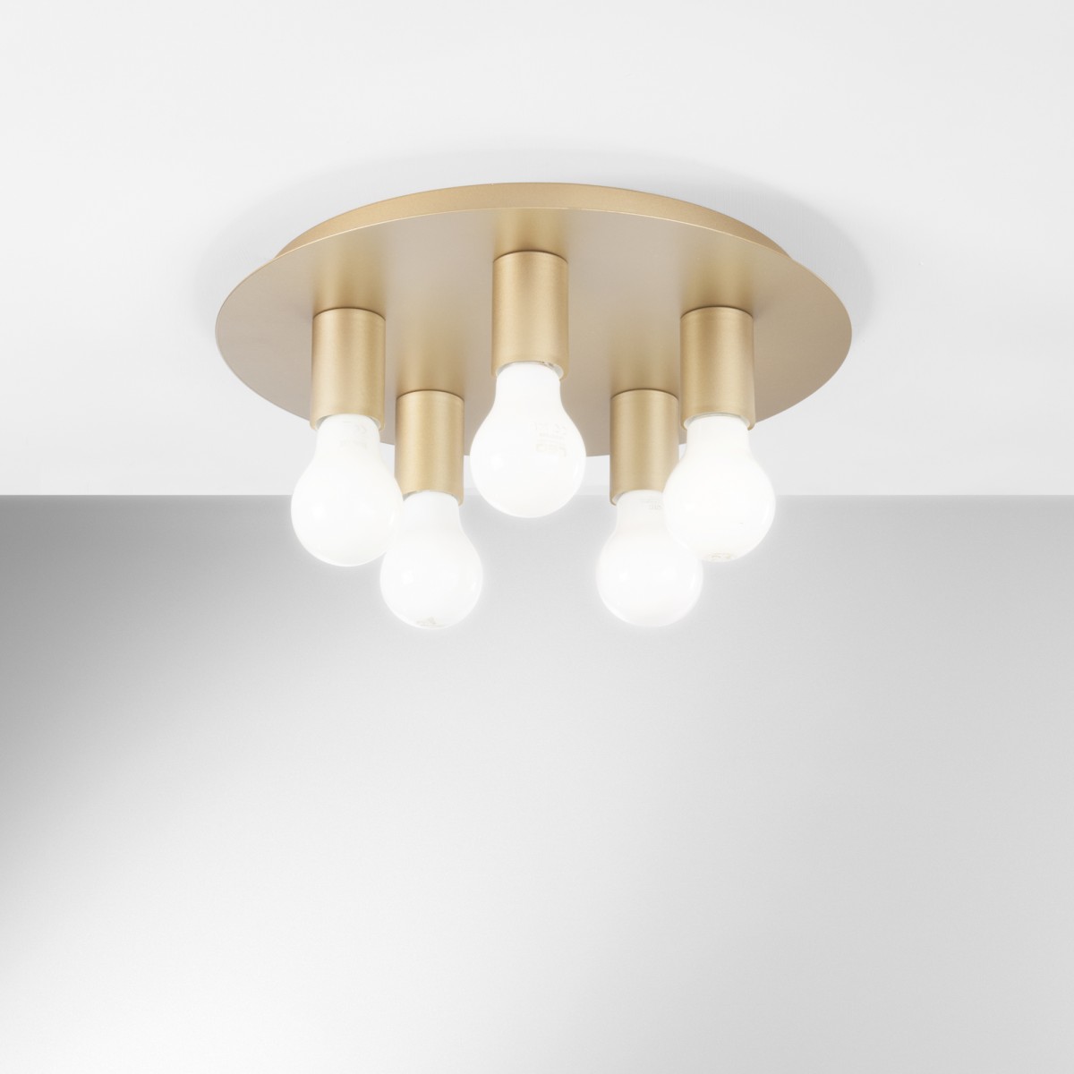 STRIKE GOLD Deckenleuchte 5xE27 35x35x86cm