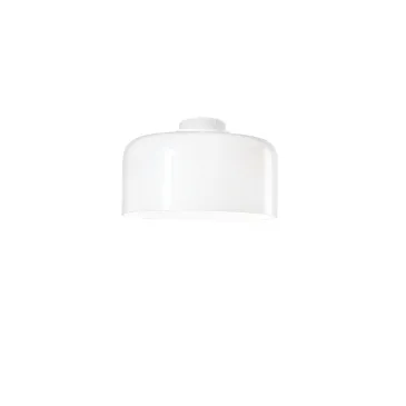 PLAFONIERA GIBUS BIANCA 1XE27 30X30X23CM