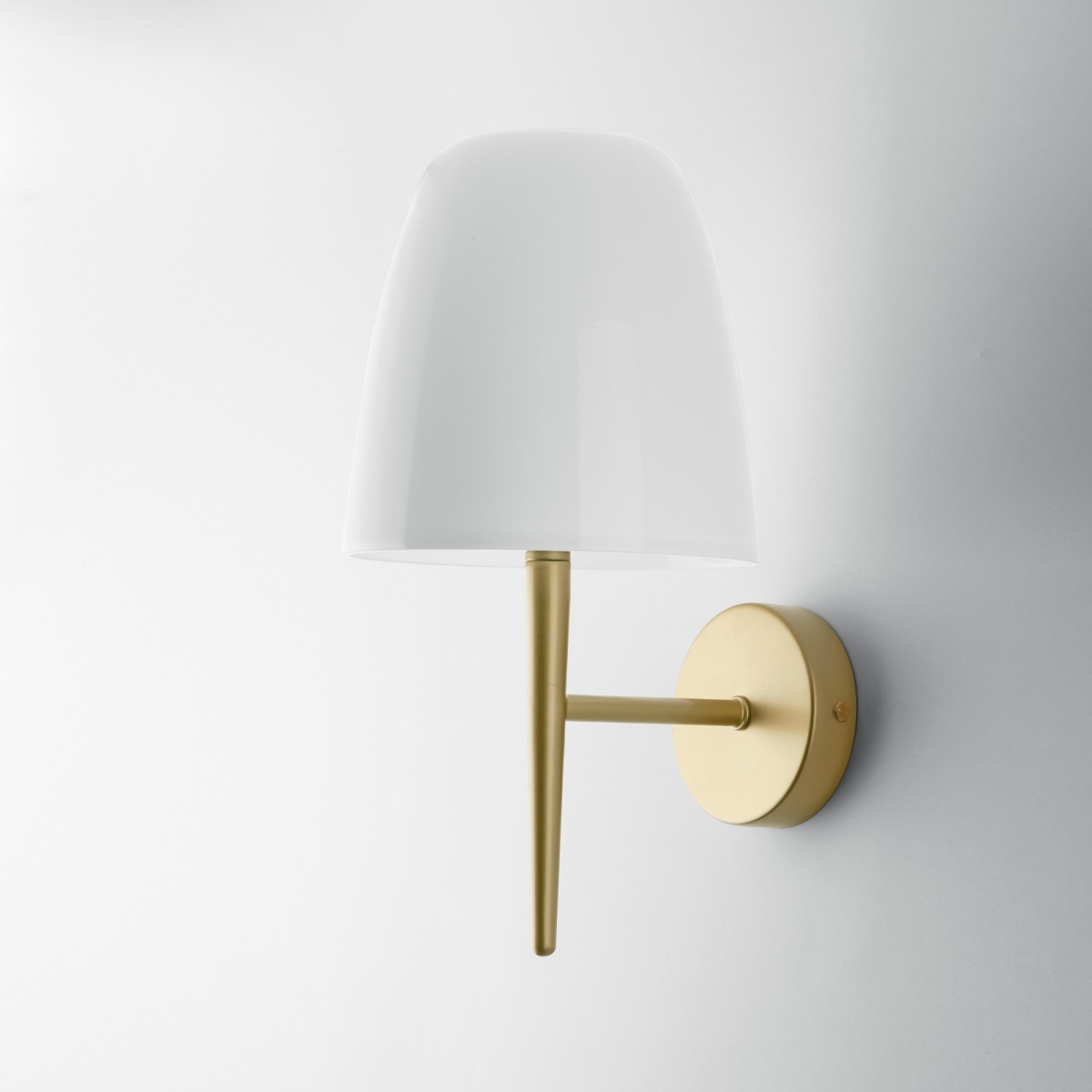 Applique Moderna Bianca e Trasparente E14 | Mondialshop
