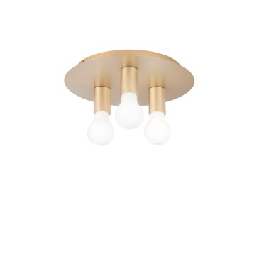 STRIKE GOLD Deckenleuchte 3xE27 30x30x86cm