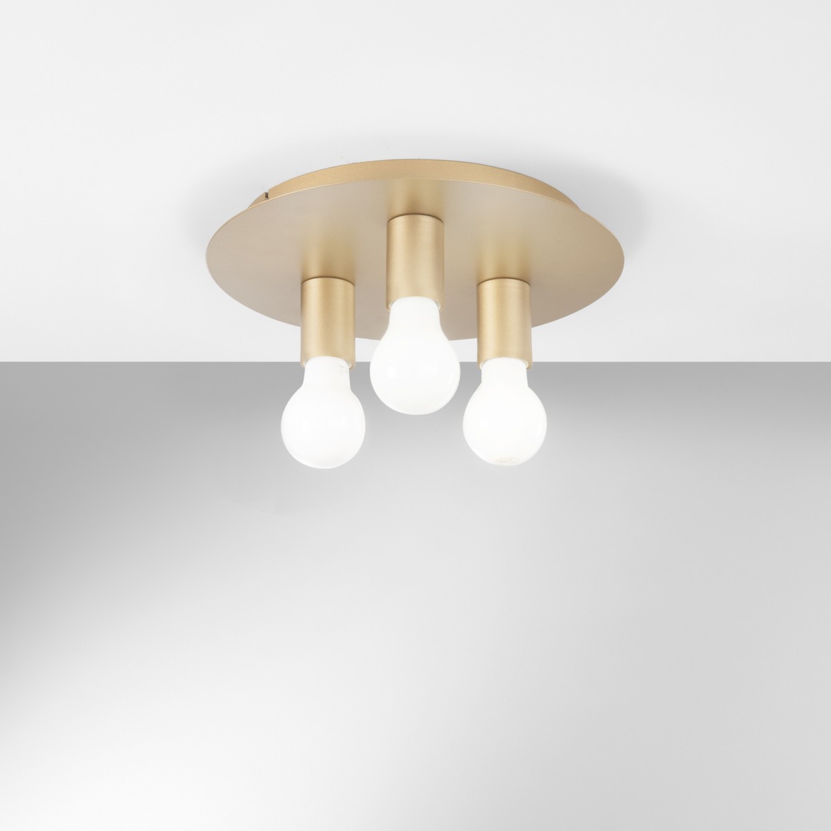 PLAFONIERA STRIKE ORO 3XE27 30X30X86CM
