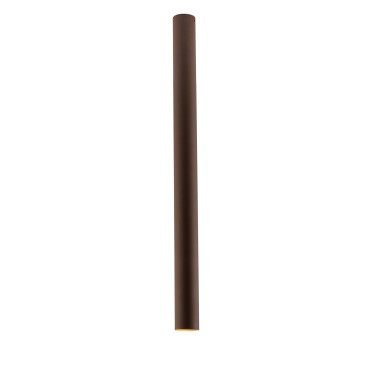 FLUKE Runde Corten-Deckenleuchte 1xGU10 5,5x5,5x75cm