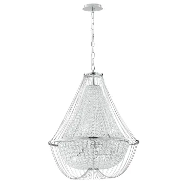 SUSPENSION CHROMÉE VIENNE 6XE14 60X120CM
