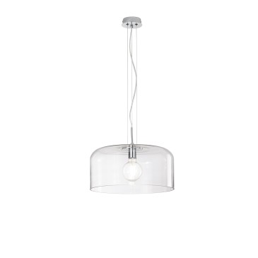 GIBUS SUSPENSION TRANSPARENTE 1XE27 40X40X150CM
