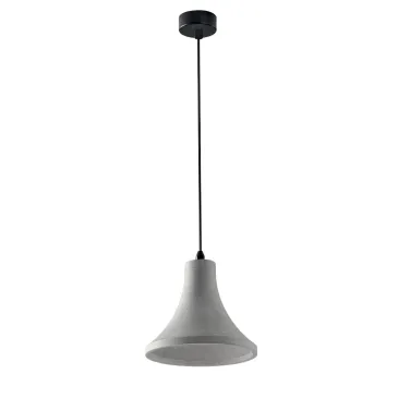 Suspension Ando, forme géométrique, grise, culot E27, 22 x 150 cm
