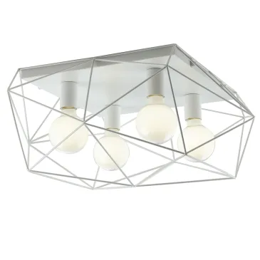 PLAFONIERA ABRAXAS BIANCA 4XE27 41,7X40X26,5CM