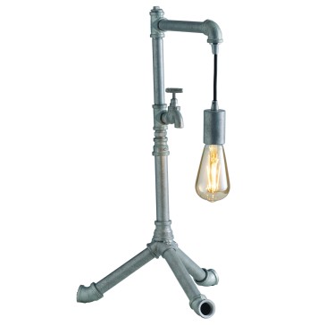 AMARCORD VERZINKTE LAMPE 1XE27 41X30X61CM