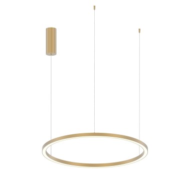 LED-Hängebügel, goldfarben, 40 W, 6000 lm, Farbtemperatur, 80 x 80 x 150 cm