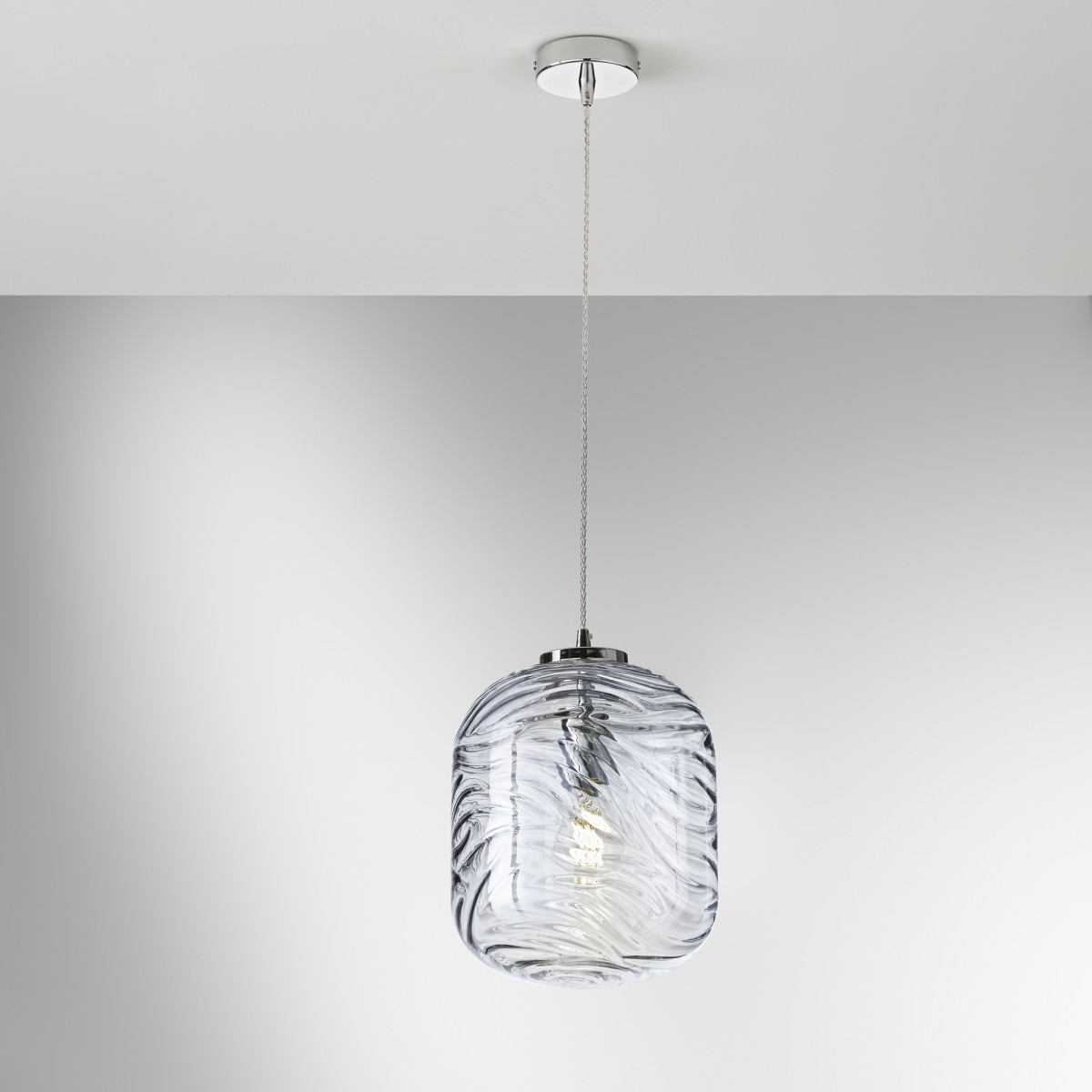 NEREIDE SUSPENSION AQUAMARINE 1XE27 24,5X149,7CM