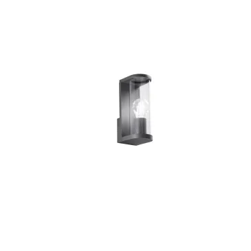 APPLIQUE ROSEN ANTRACITE IN ALLUMINIO+VETRO 1XE27 IP44 119X83X222MM