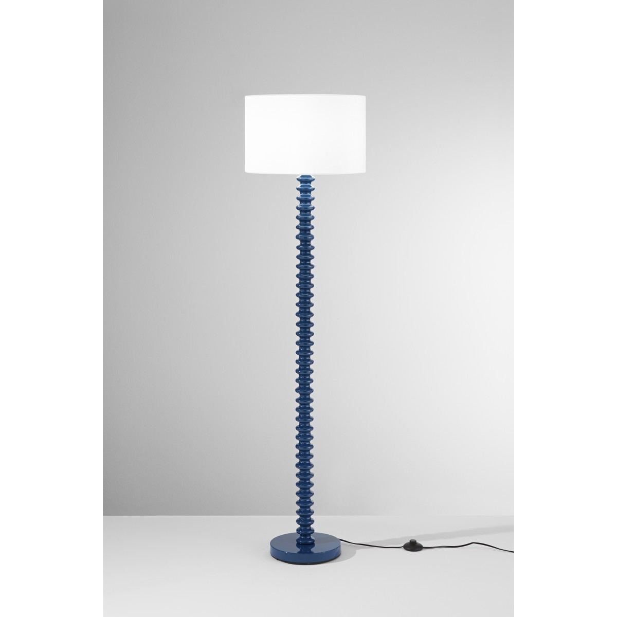 SULTAN BLUE STEHLAMPE AUS METALL + SAMT, 1 x E27, 15 W,...