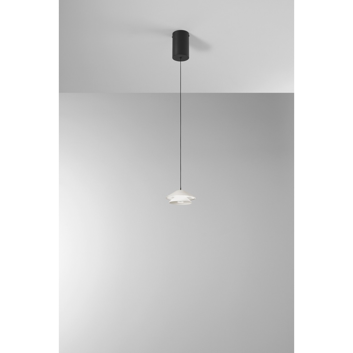 SOSPENSIONE LED ATREO BIANCO IN METALLO E ALLUMINIO 5W...