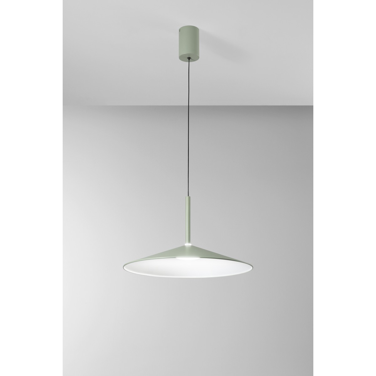 SOSPENSIONE LED KHAN VERDE 16W 2700/3200/4000K 48X150CM