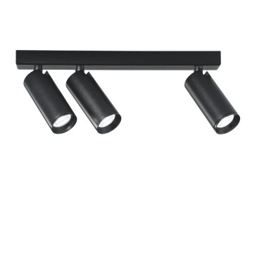 Mini-Scheinwerfer mit 3xGU10-Fassung, Schwarz oder Weiß | Mondialshop