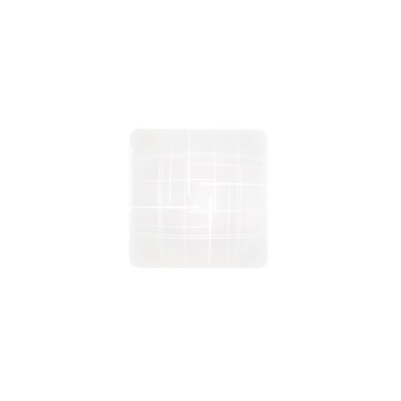 Plafonnier Trygo blanc en PMMA 24 W, température de couleur 3000/4000/6500 K, dimensions : 41 x 41 cm x 7 cm
