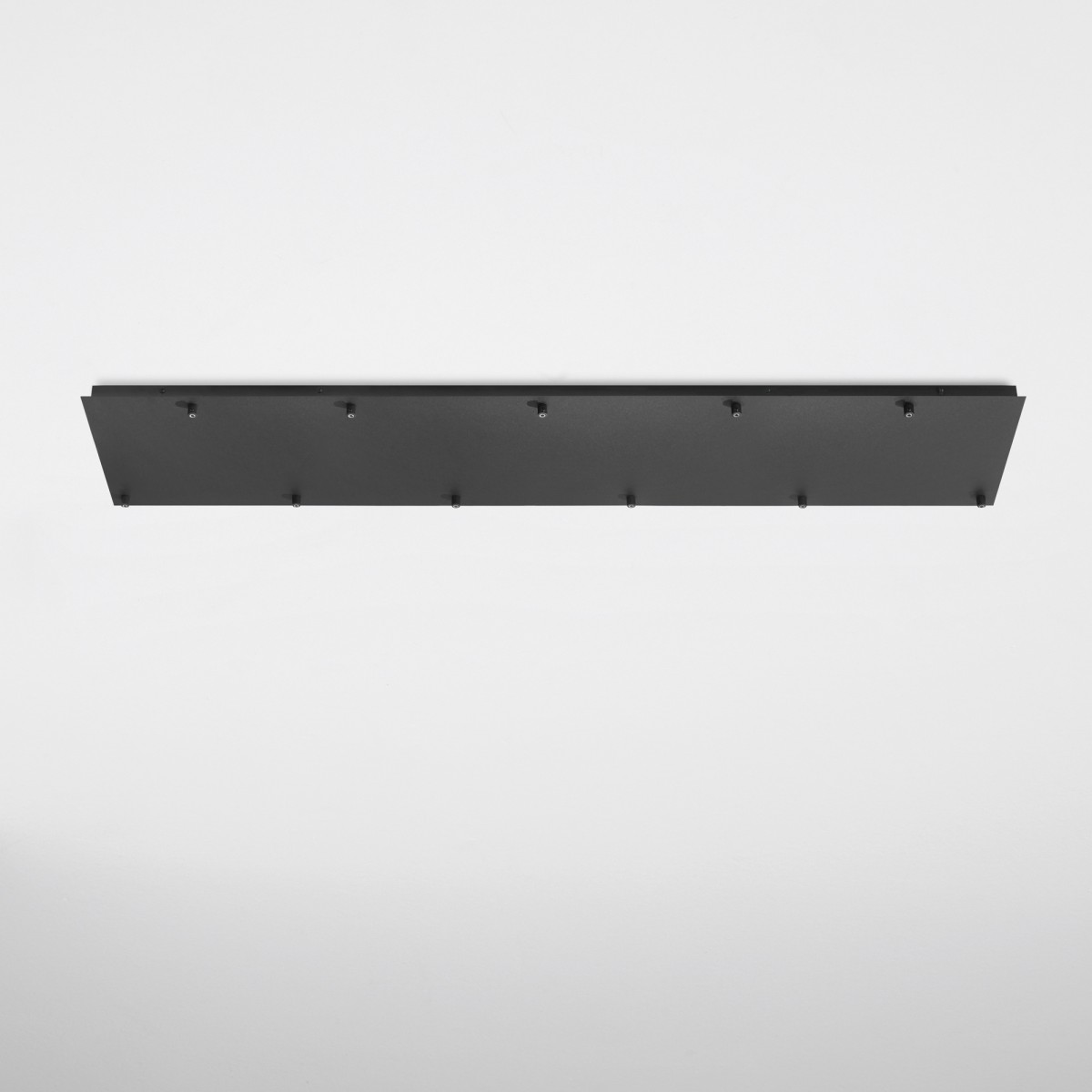 Cadre rectangulaire noir à 11 trous, 142 x 30 x 4,1 cm