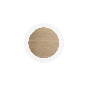 Plafonnier LED SAMSARA noir/bois 35 W 5300 lm 40 x 4,2 cm