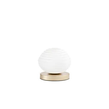 LUMETTO RIPPLE ORO 1XE27 18X18X16,5CM