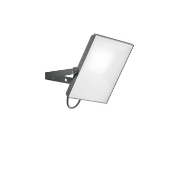 Projecteur LED AXEL SILVER 50W 5500LM CCT IP65 22,8 x 3,8 x 30,1 cm
