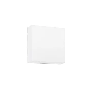 Plafonnier LED carré blanc Togo 20 W 2400 lm CCT IP65 25 x 25 x 7,5 cm