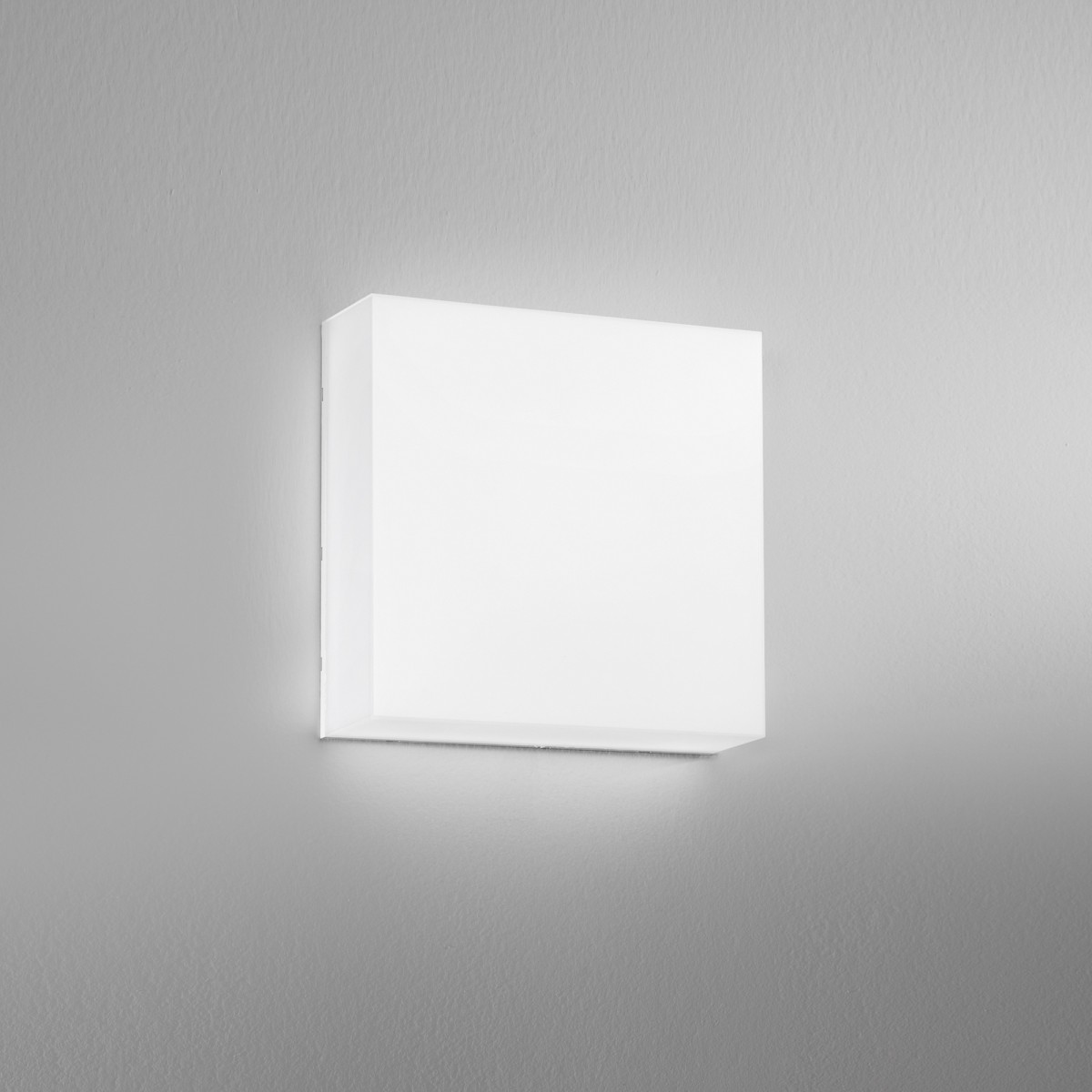 Plafonnier LED carré blanc Togo 20 W 2400 lm CCT IP65 25...
