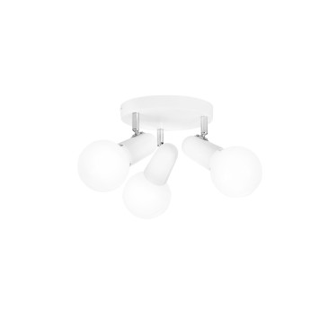 Applique Spot 3 Luci E27 Bianca o Nera | Mondialshop