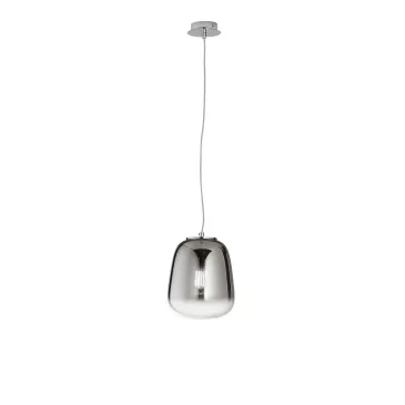 Suspension chromée fumée 1XE27 19,7X150CM