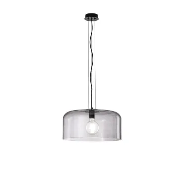 Suspension Gibus fumée 1XE27 40X40X150cm