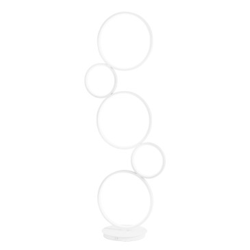 FREDY WHITE LED-STEHLAMPE 36W 4080LM CCT 46,3X25X117CM