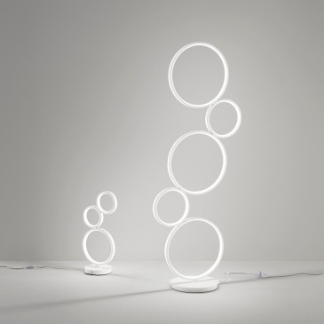 Lampadaire LED blanc Fredy...