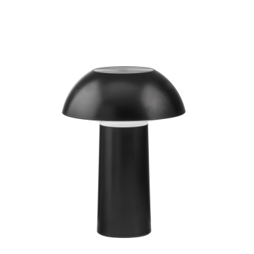 Lampe de table LED noire MYKES 4,5 W 300 lm, intensité variable, 16 x 21 cm