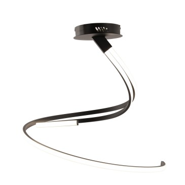 KINETIC LED-Deckenleuchte, schwarz, 40 W, 5440 lm, Farbtemperatur 60 x 4 x 58 cm