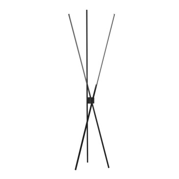 Lampadaire LED noir SHANGHAI 31W 3990LM CCT 49,5X49,5X159CM