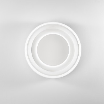 Plafonnier LED rond blanc...