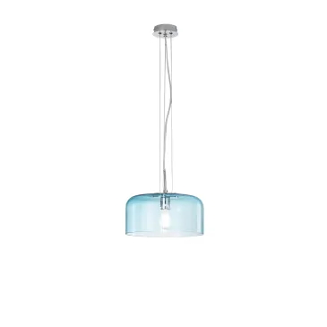 SOSPENSIONE GIBUS TURCHESE 1XE27 30X30X150CM