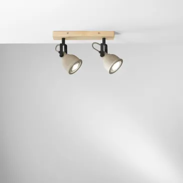 Applique Spot Grigio e...