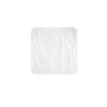 PLAFONIERA LED WAVE BIANCA 24W 3240LM CCT 3000/4000/6500K 43X8,5X43CM